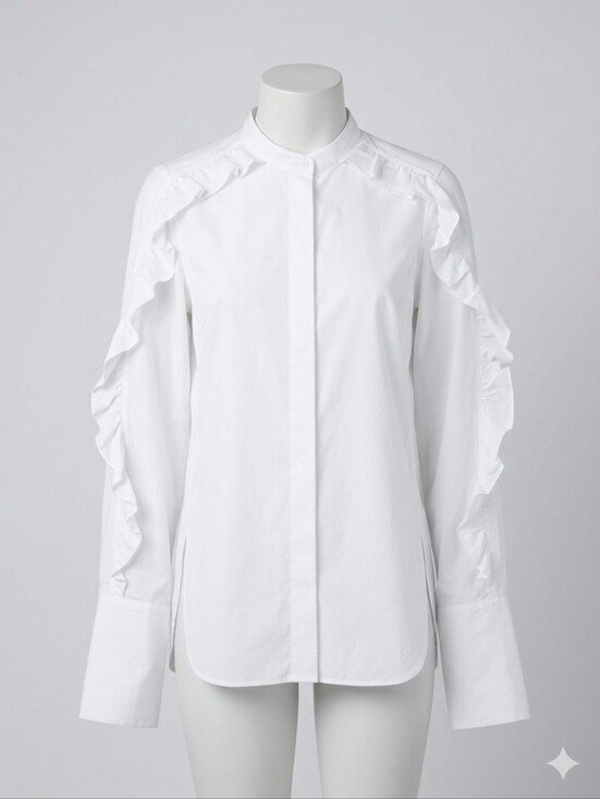 Jil Sander Tops - Jil Sander Luxury Statement Blouse With French Cuffs